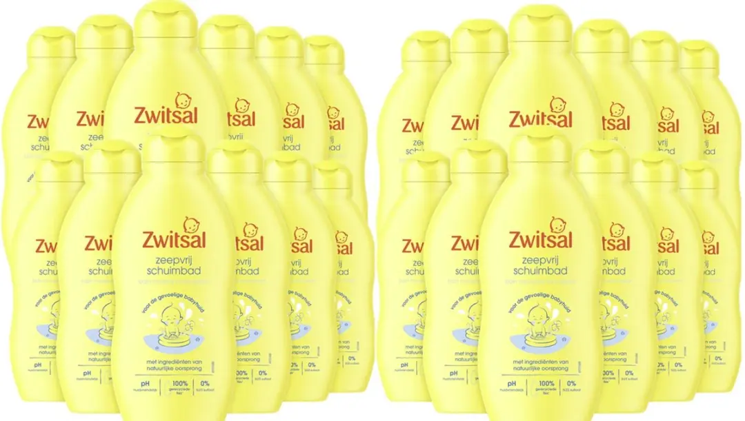 Zwitsal Schuimbad Zeepvrij 24x200ml