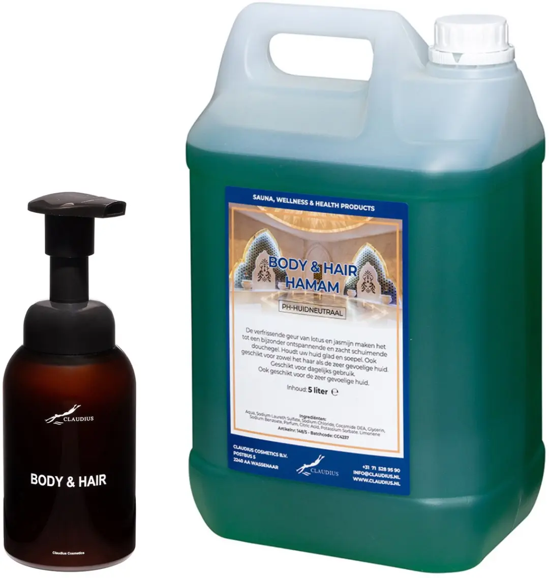 Splashbox Cosmetics Body & Hair Hamam 300ml - 2 Stuks