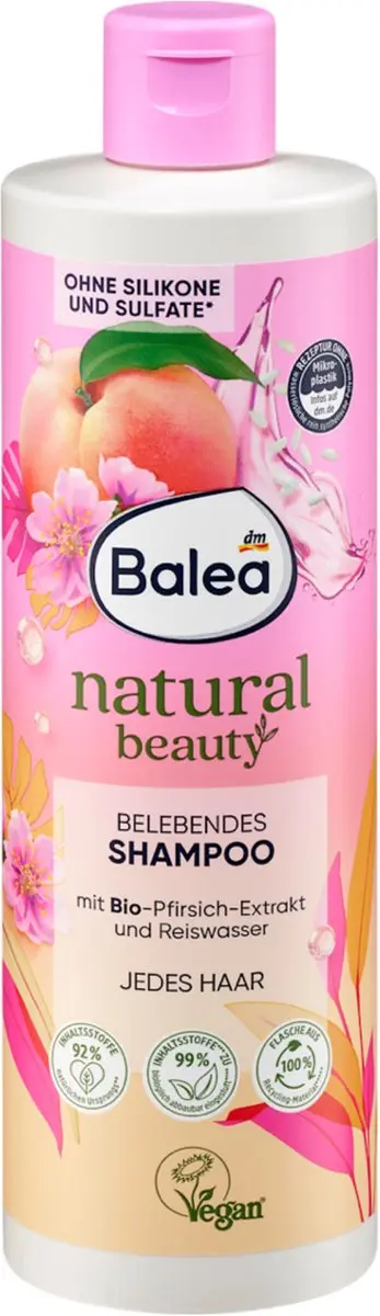 Balea Natural Beauty Shampoo 400ml