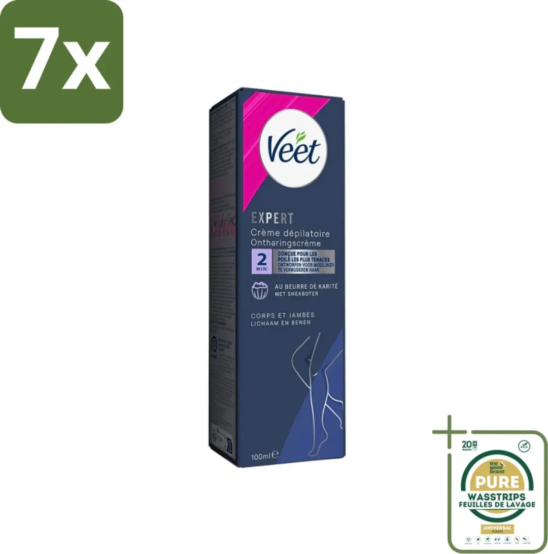 Veet Expert Ontharingscrème Sheaboter 700ml - 7 Stuks