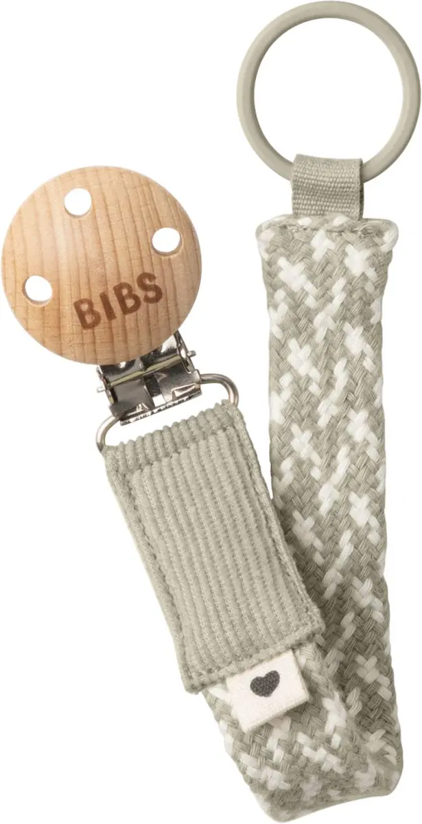 BIBS Speenkoord Paci Braid Sand/Ivory