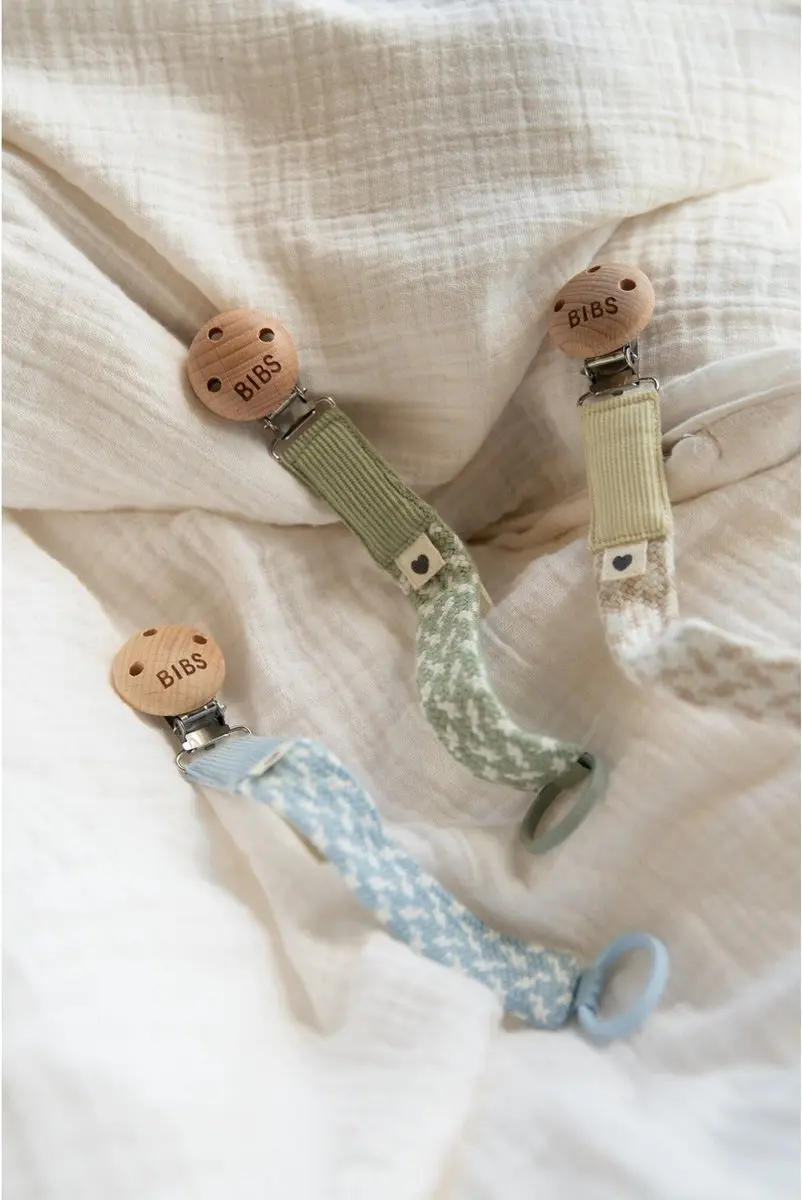 BIBS Speenkoord Paci Braid Sand/Ivory