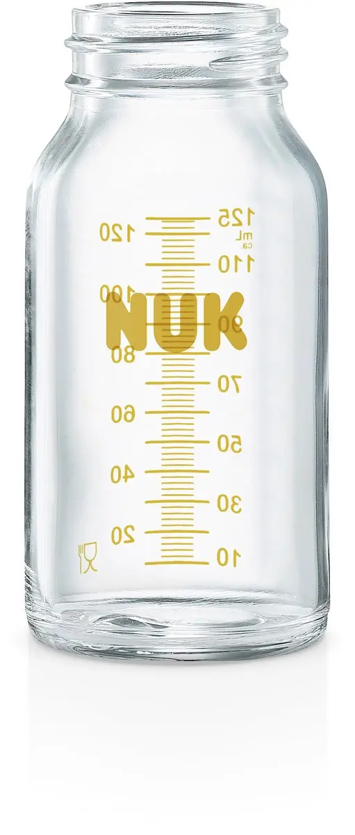 NUK Medic Pro Bewaarfles Glas 125ml - 3 Stuks