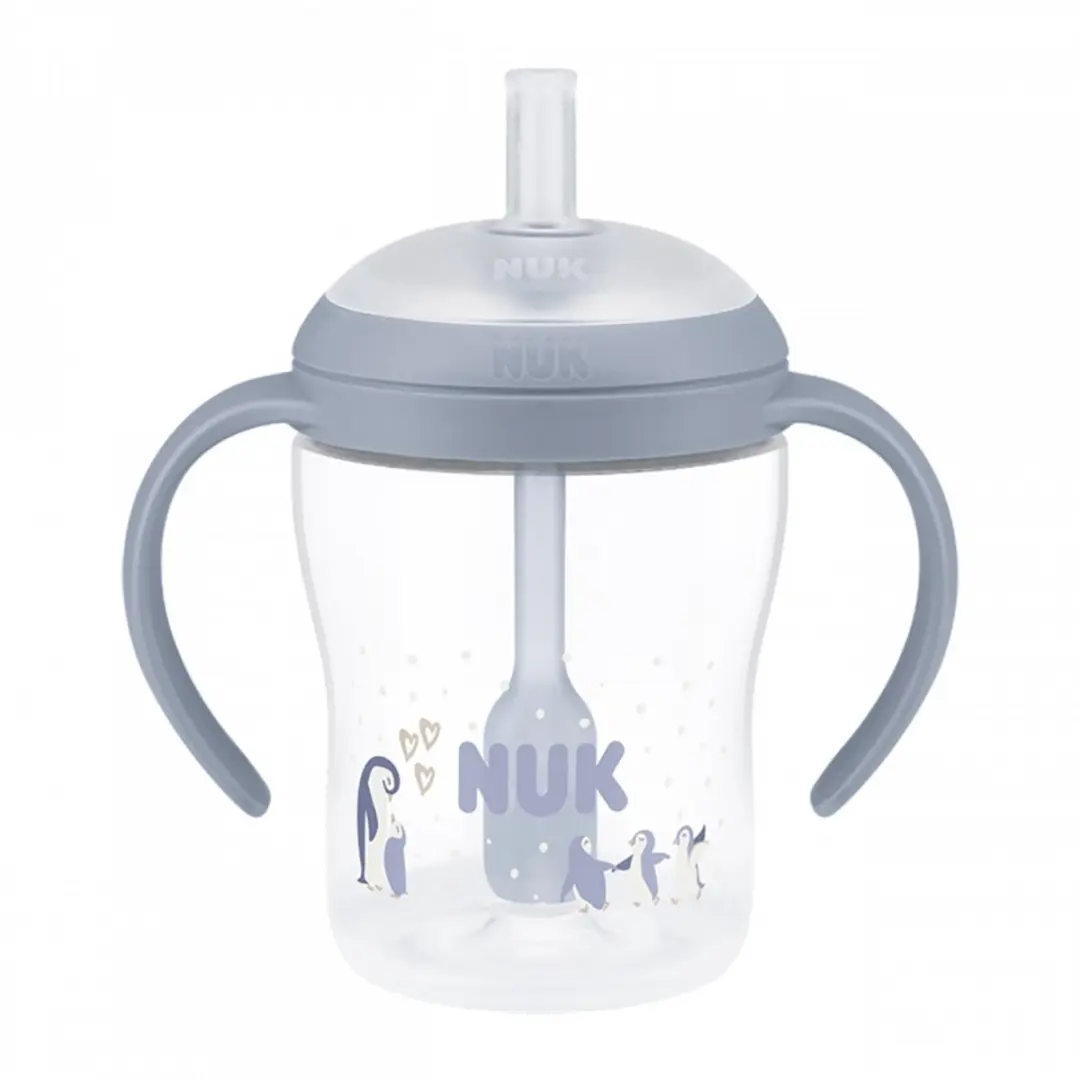 NUK Oefenfles met Siliconen Rietje 150ml