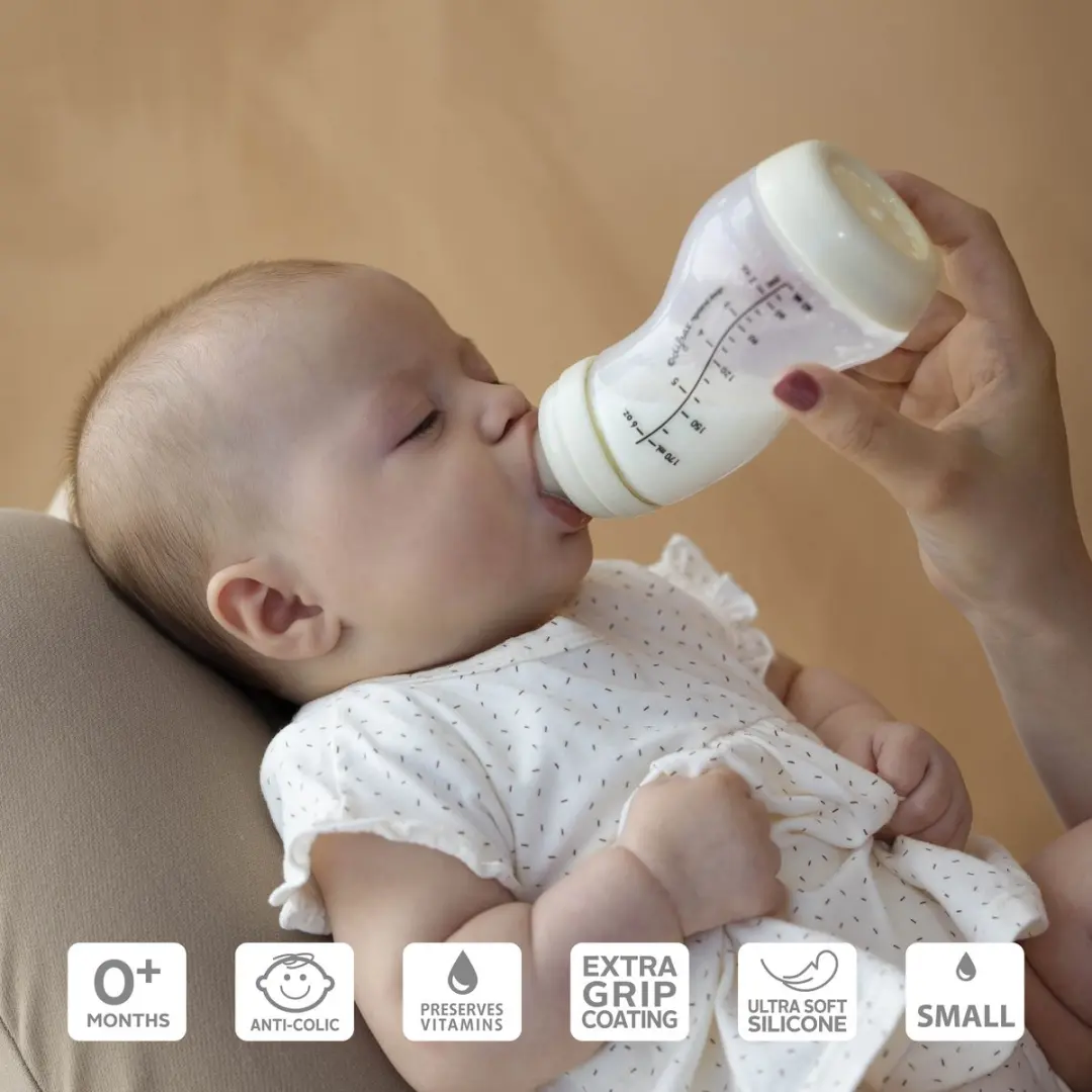 Difrax Babypakket Newborn - 5 Flessen 250ml - Flessenborstel