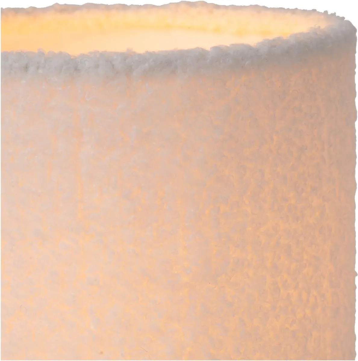 Lucide Woolly Tafellamp Ø16cm - Beige