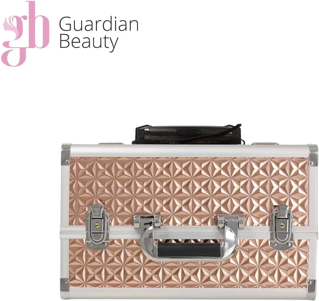 Guardian Beauty Nagel Beautycase 8 Well Aluminium - Goud
