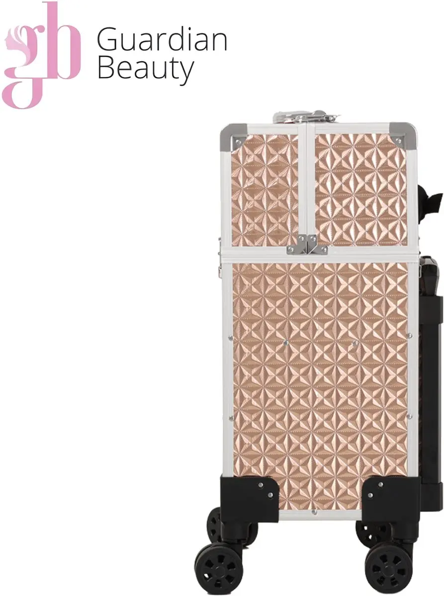 Guardian Beauty Nagel Beautycase 8 Well Aluminium - Goud