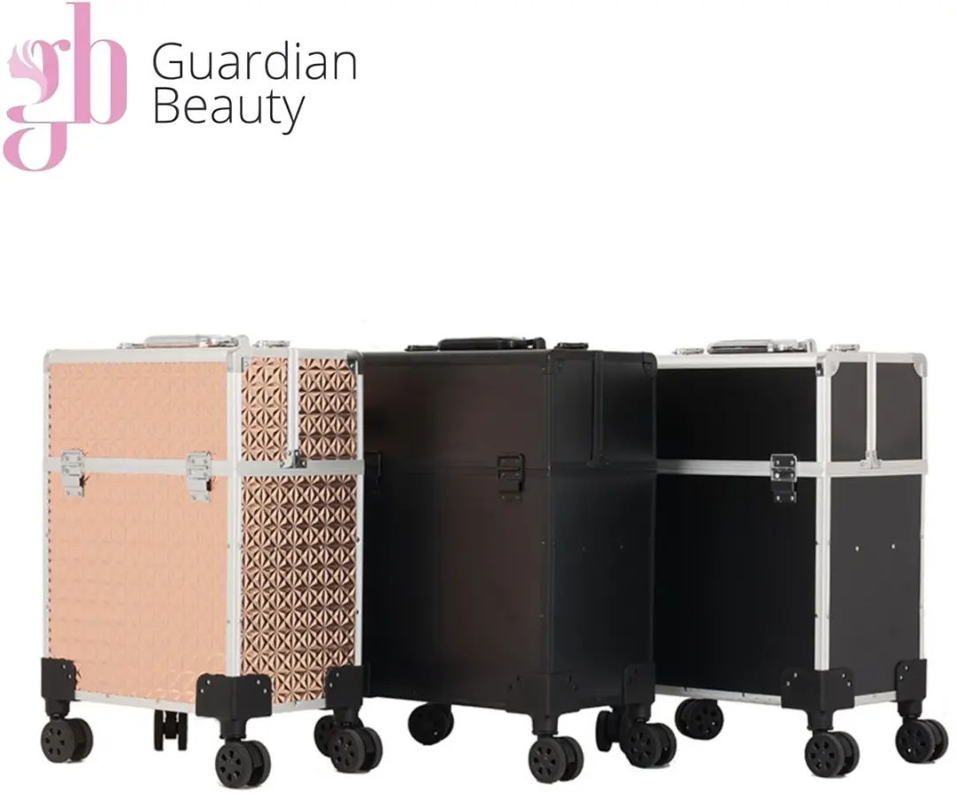 Guardian Beauty Nagel Beautycase 8 Well Aluminium - Goud - afbeelding 6 van 6