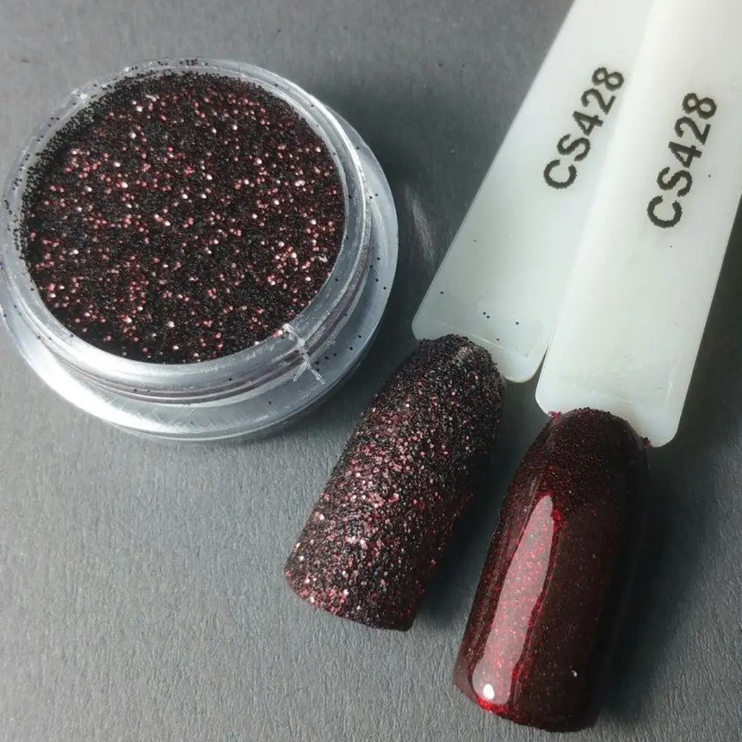 Korneliya Crystal Sugar Nagelglitter 428 Cherry