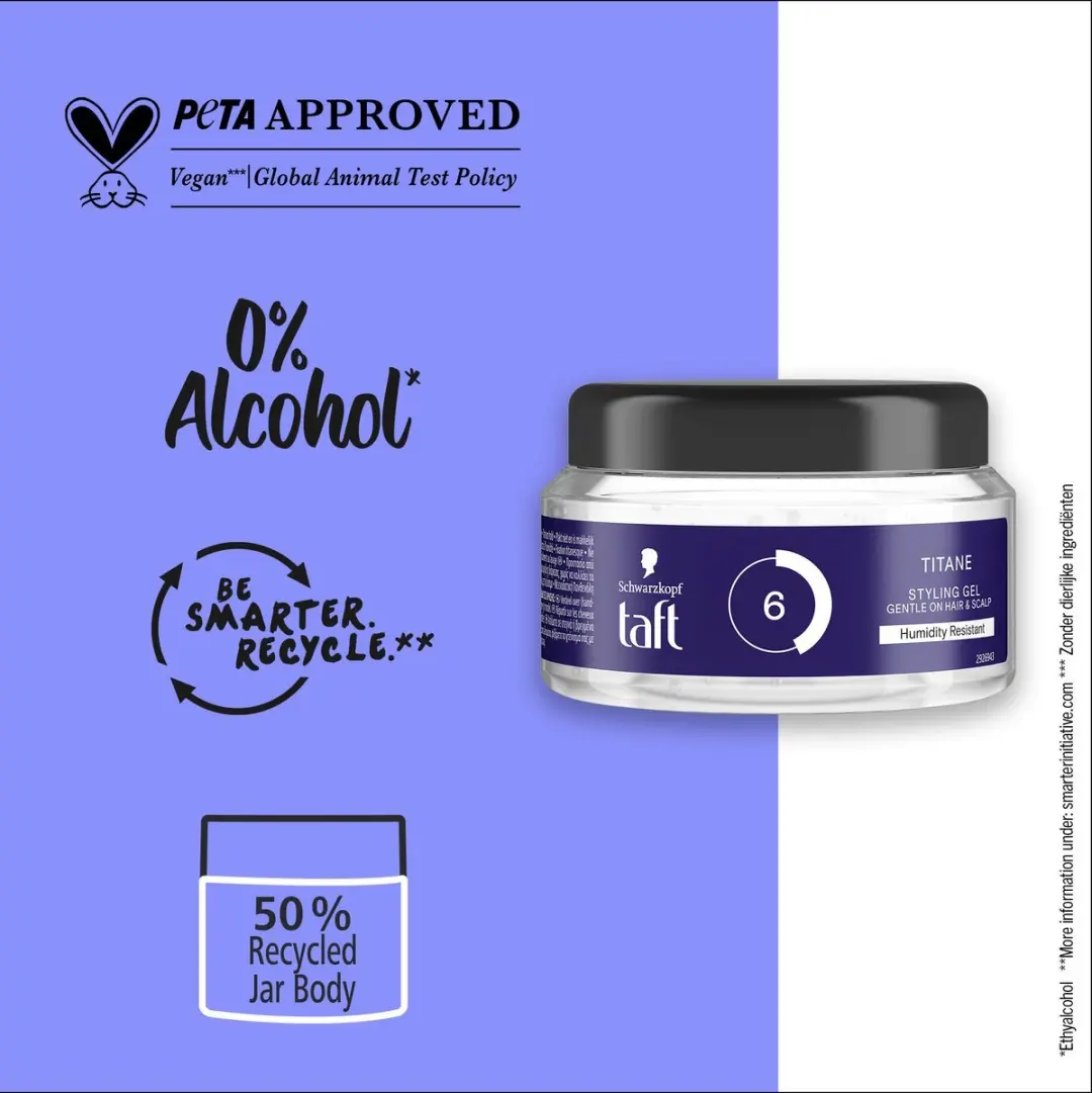 Taft Titane Styling Gel 750ml