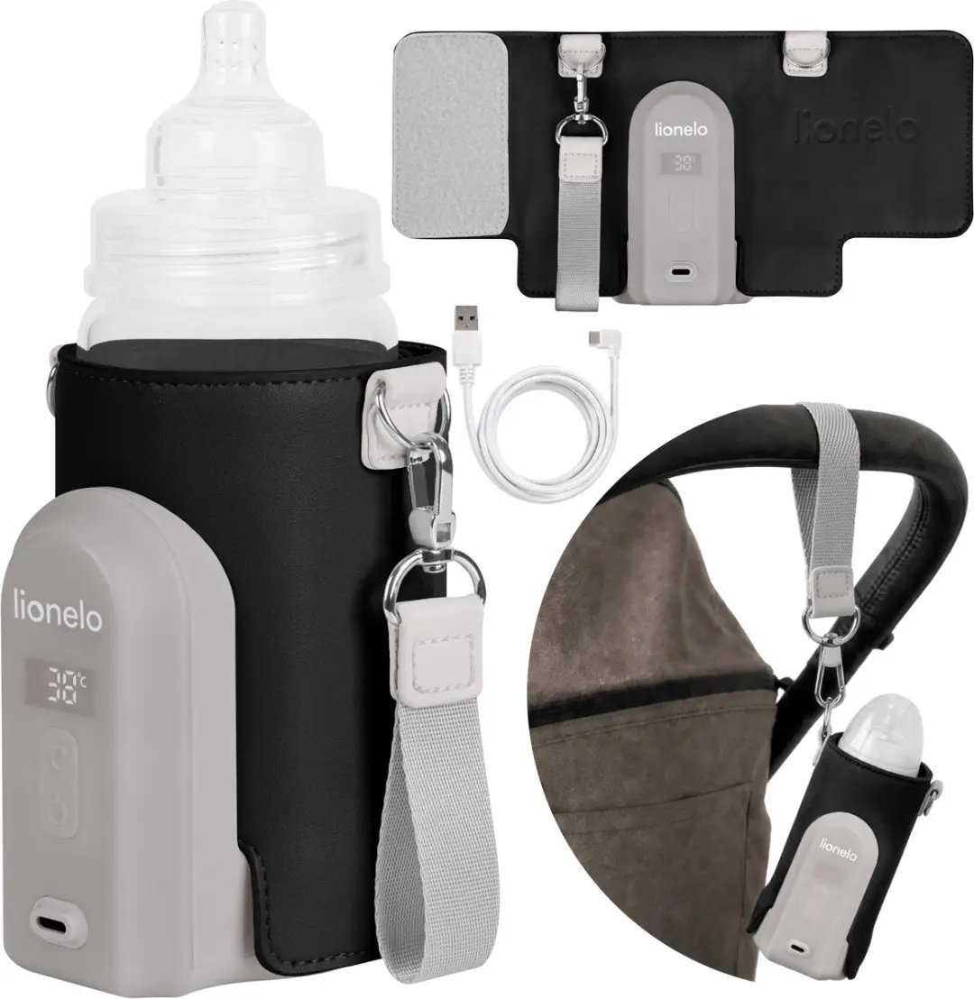 Lionelo Thermup Go Evo Flessenwarmer - 5 Temperatuurniveaus - USB-C - 4500mAh Groen