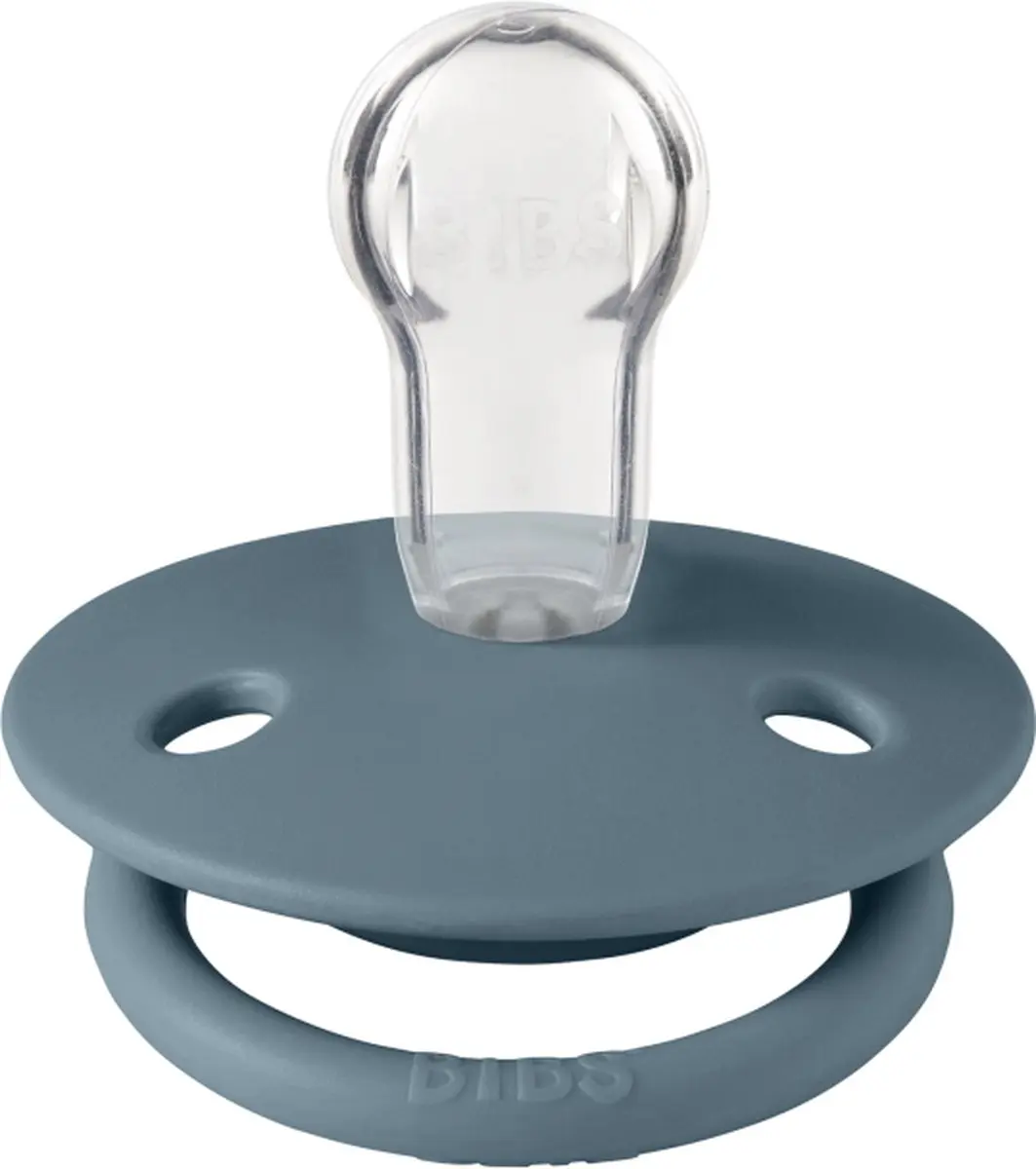 BIBS De Lux Petrol Silicone Fopspeen - Blauw