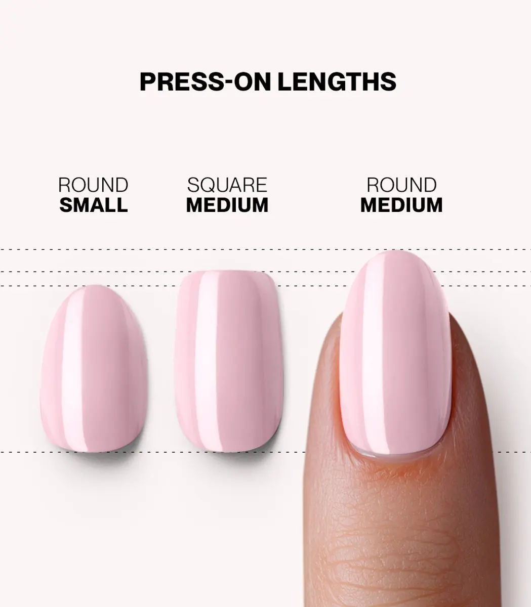 Pink Gellac 388 Rosewater Pink Press On Nagels - 30 Stuks