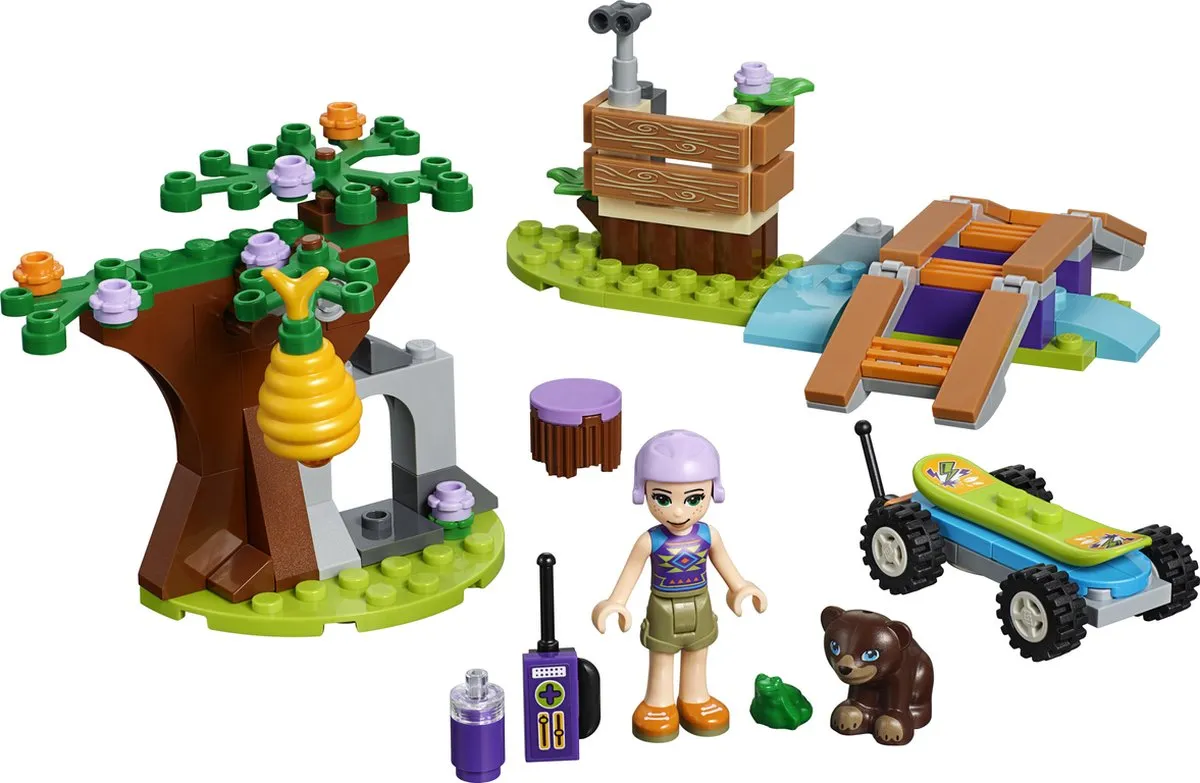 LEGO Friends Mia's Avontuur in het Bos 41363 - 134 Stukken - Paars