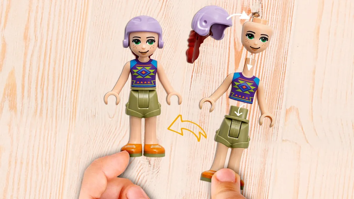 LEGO Friends Mia's Avontuur in het Bos 41363 - 134 Stukken - Paars