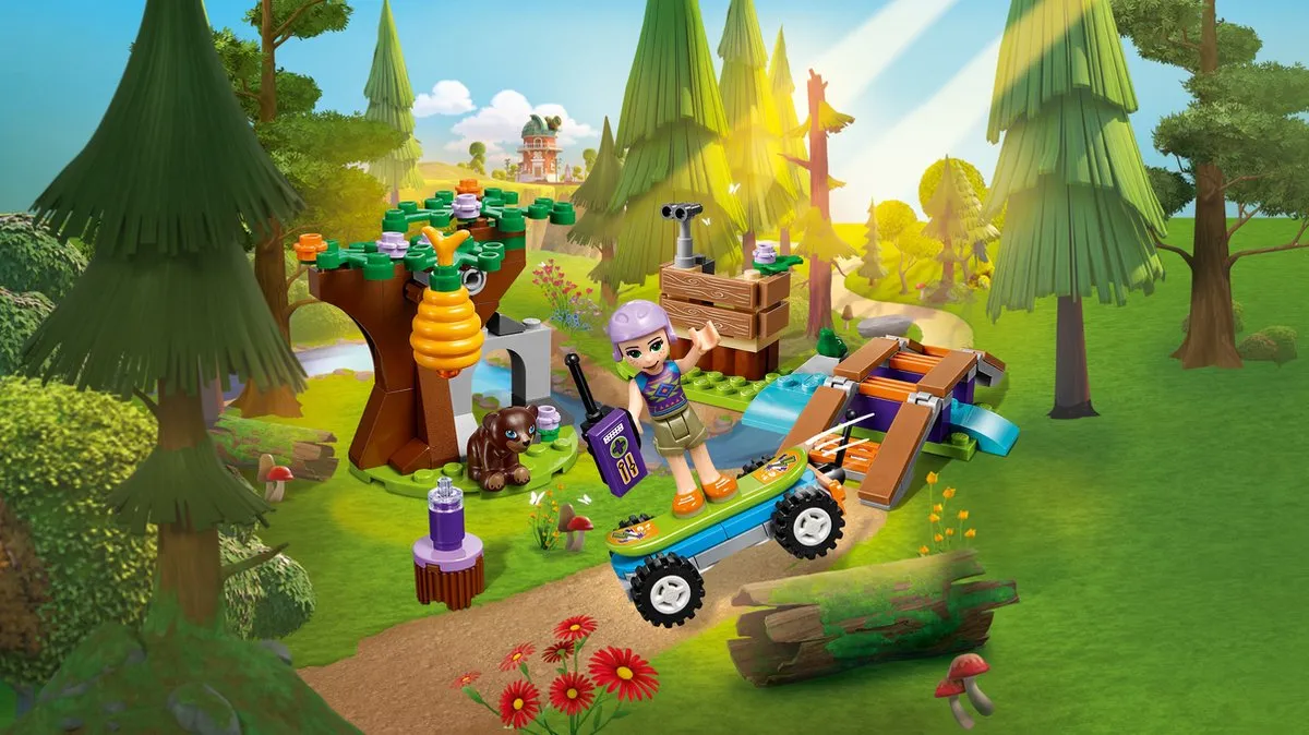 LEGO Friends Mia's Avontuur in het Bos 41363 - 134 Stukken - Paars