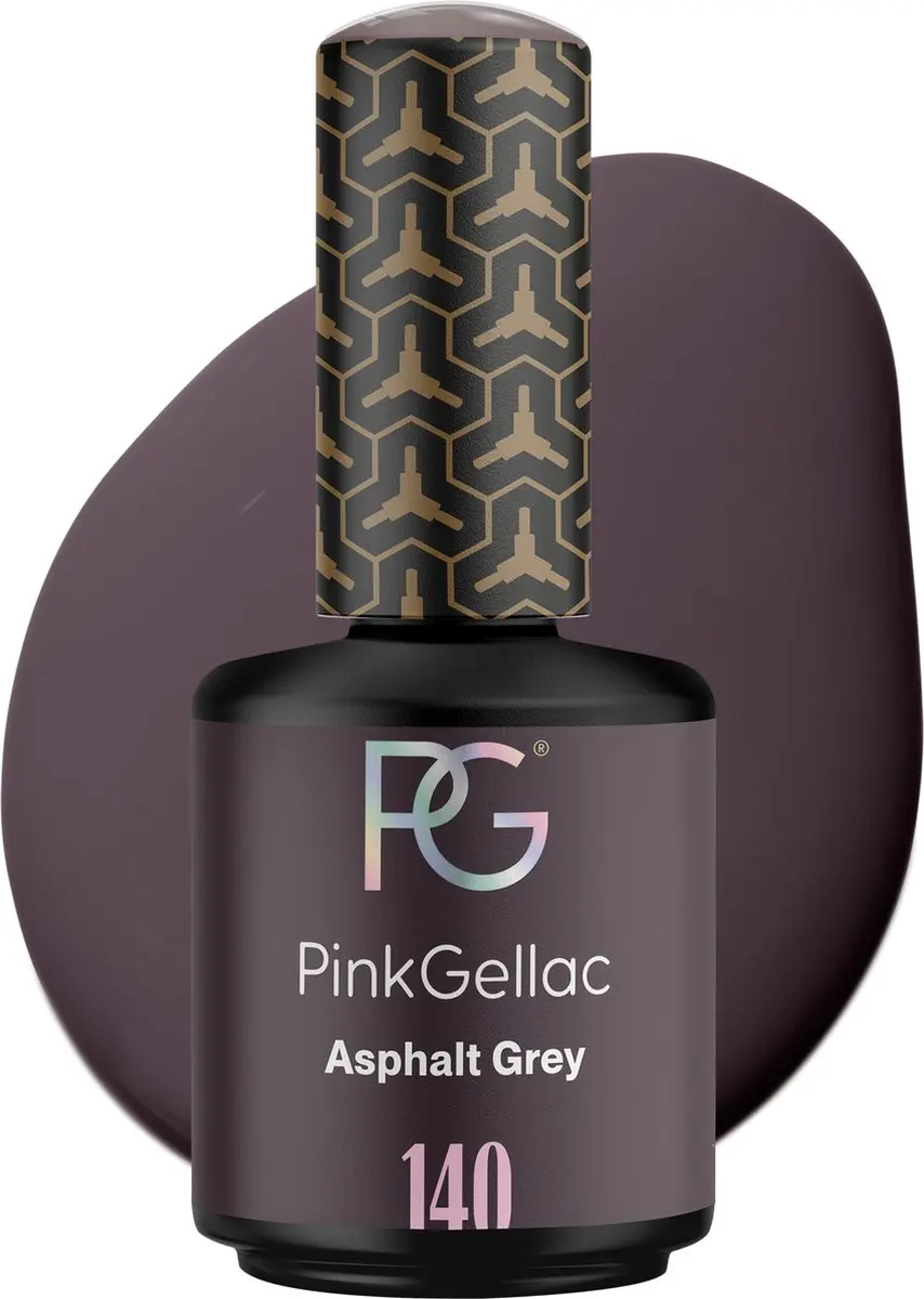 Pink Gellac Asphalt Grey 140 Gellak 15ml