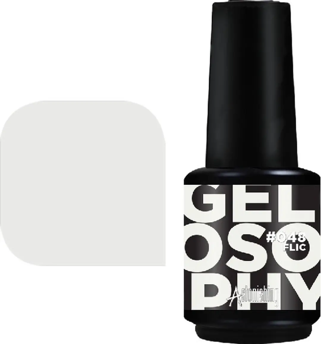 Astonishing #048 Flic Nagellak 15ml - Zwart