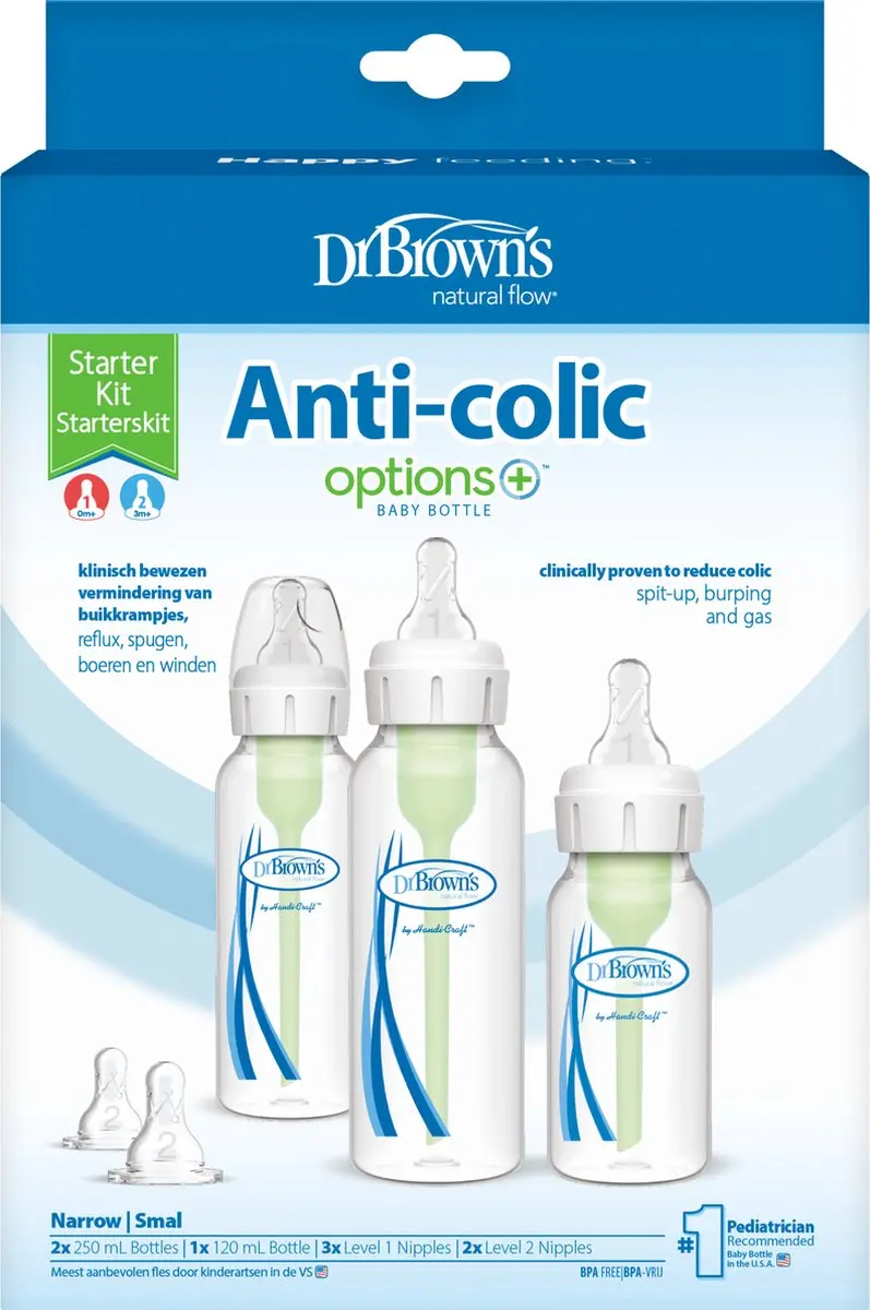 Dr. Brown's Options+ Anti-Colic Starterset - 3x 0ml