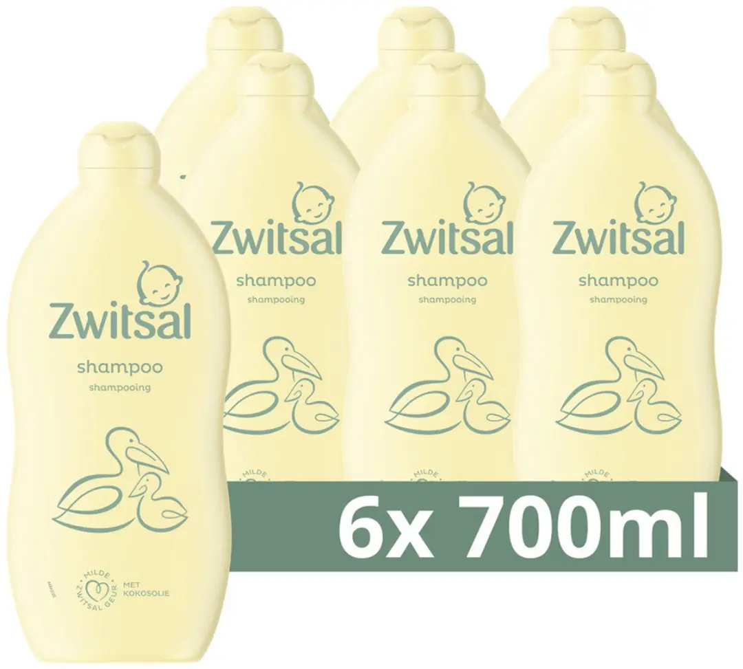 Zwitsal Baby Shampoo 6x700ml