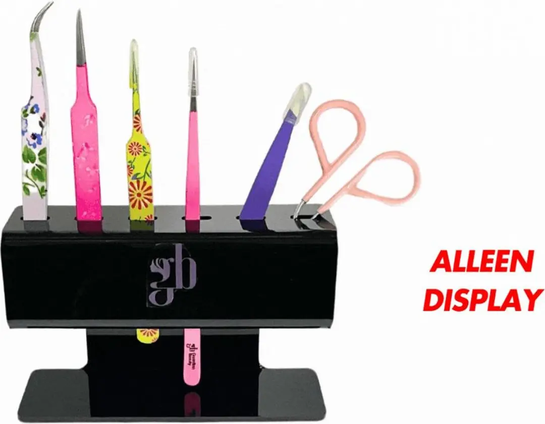 Guardian Beauty Pincet Displayhouder 6 Slots - Zwart