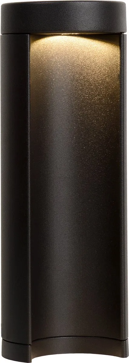 Lucide Sokkellamp Ø9cm 9W 3000K - IP54 - Zwart