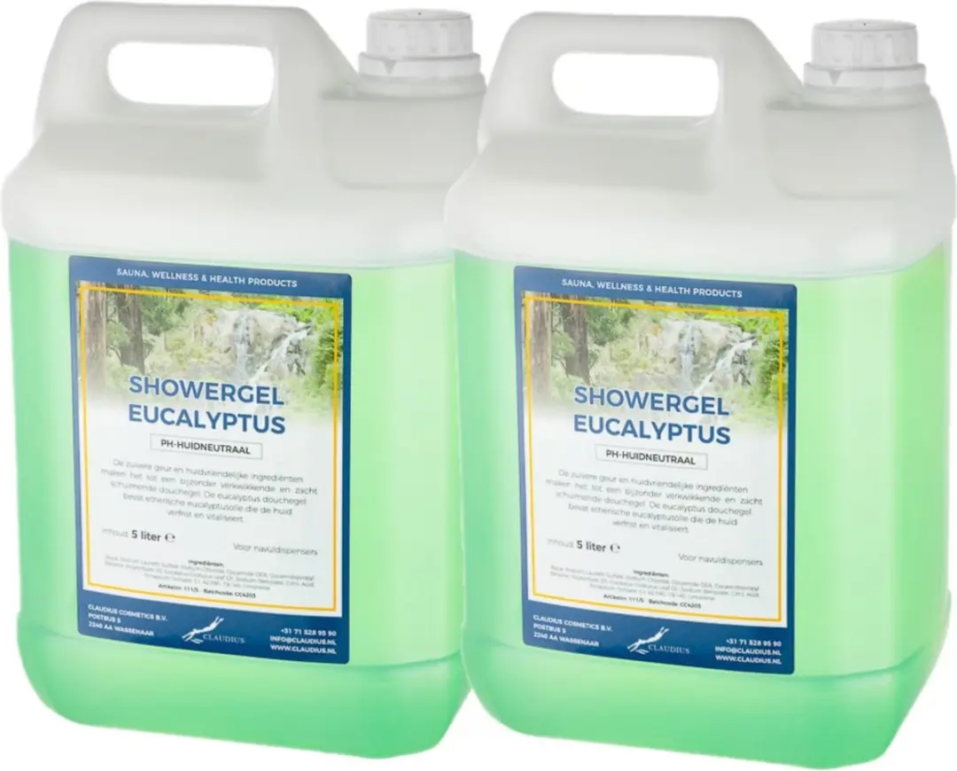 Splashbox Cosmetics Douchegel Eucalyptus 5L