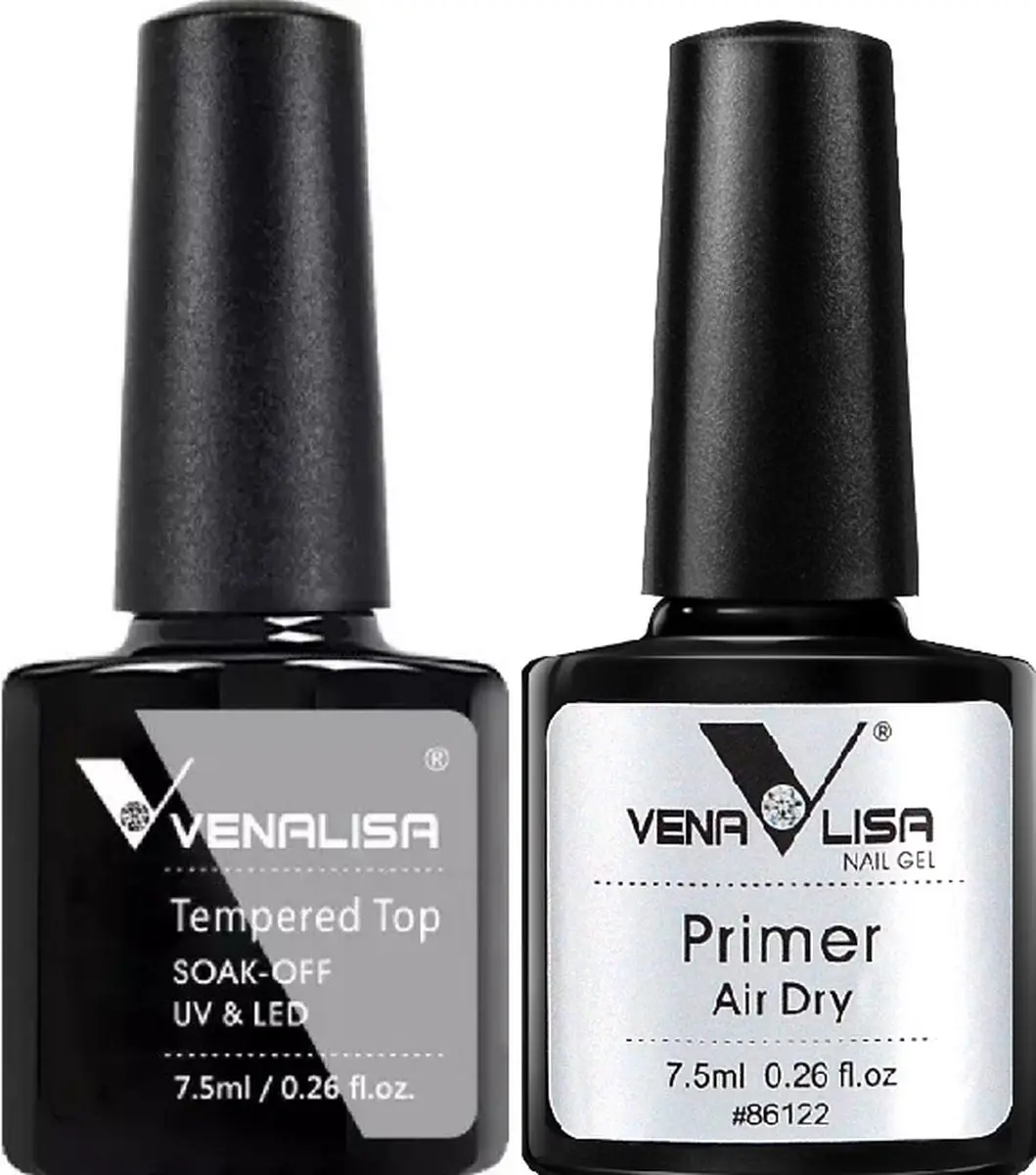 Venalisa Top Coat & Primer Gellak Set 15ml