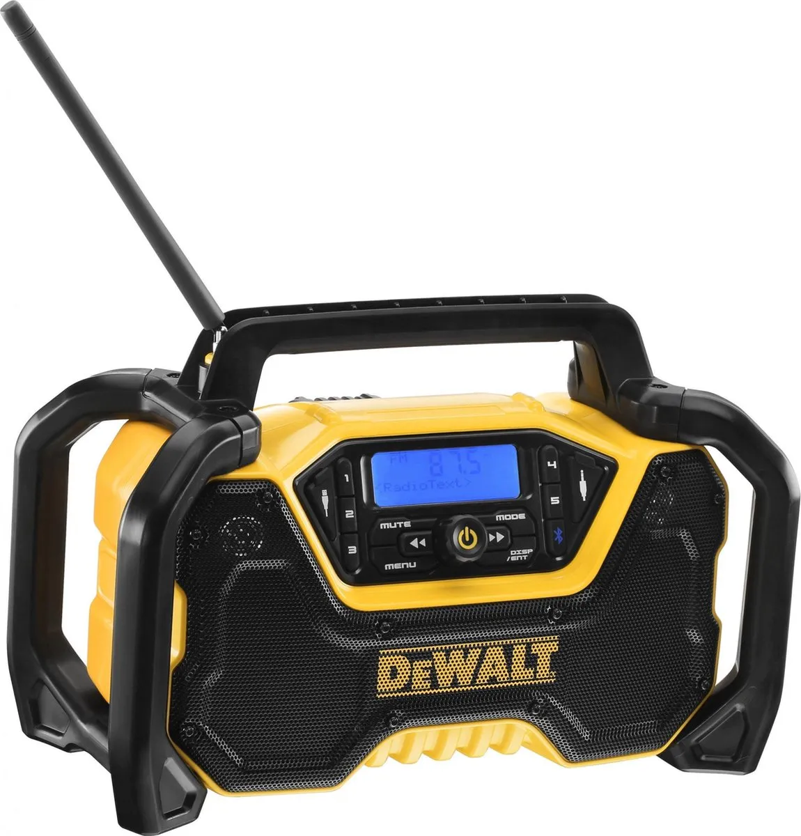 DeWalt DCR029 Bouwradio - 30W - Bluetooth/DAB+ - Zwart Geel