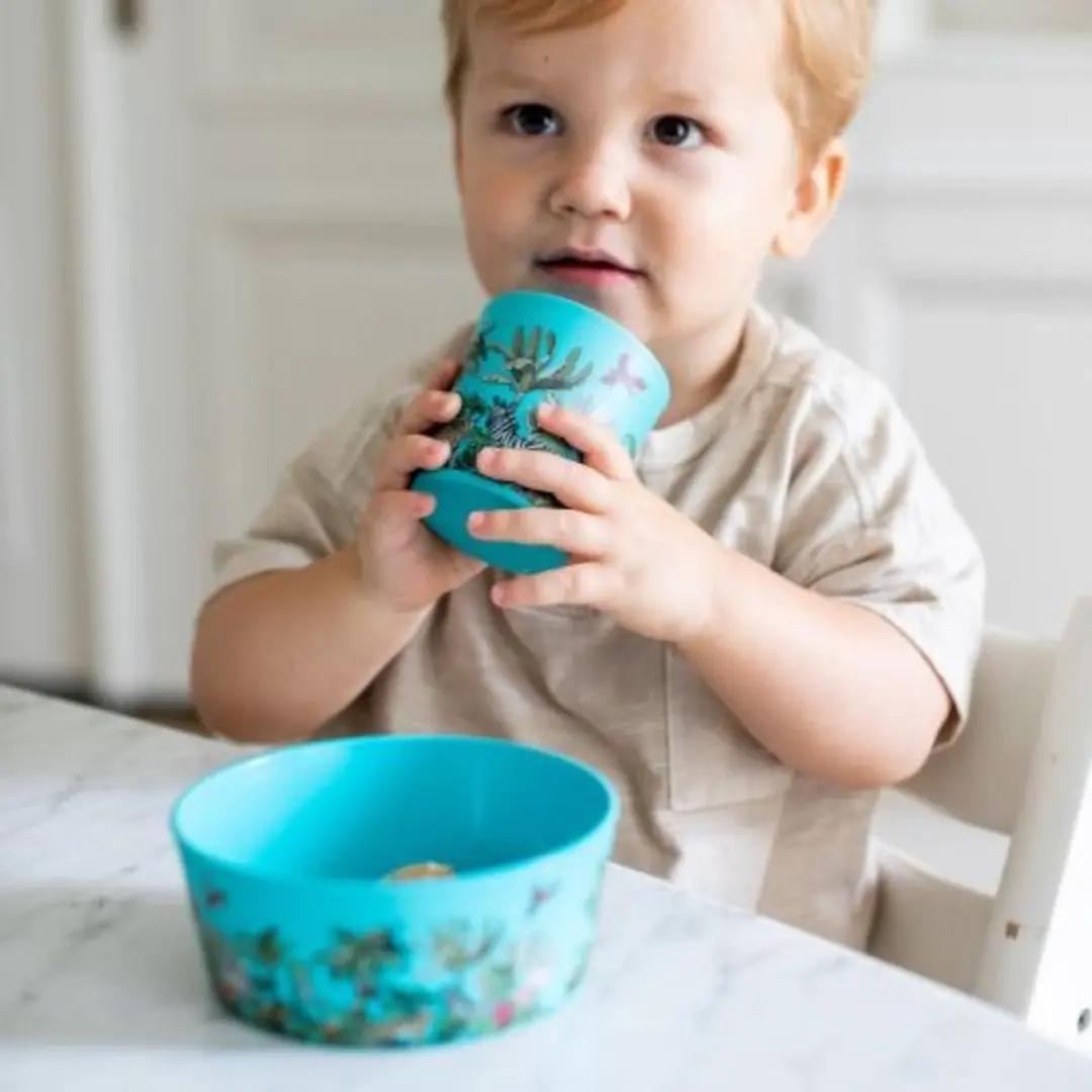Koziol Connect Cup Jungle Drinkbeker - 190ml - Blauw