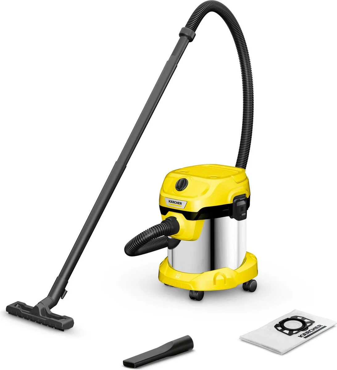 Kärcher WD 2 Plus S V-15/4/18 Nat- en Droogzuiger 1000W