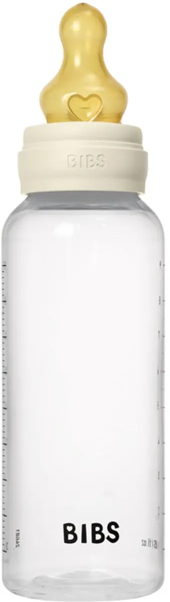 BIBS Fles Medium Flow 270ml - 6 Stuks - Latex - Ivory