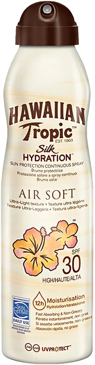 Hawaiian Tropic Silk Hydration Air Soft Sunscreen Mist SPF30 177ml