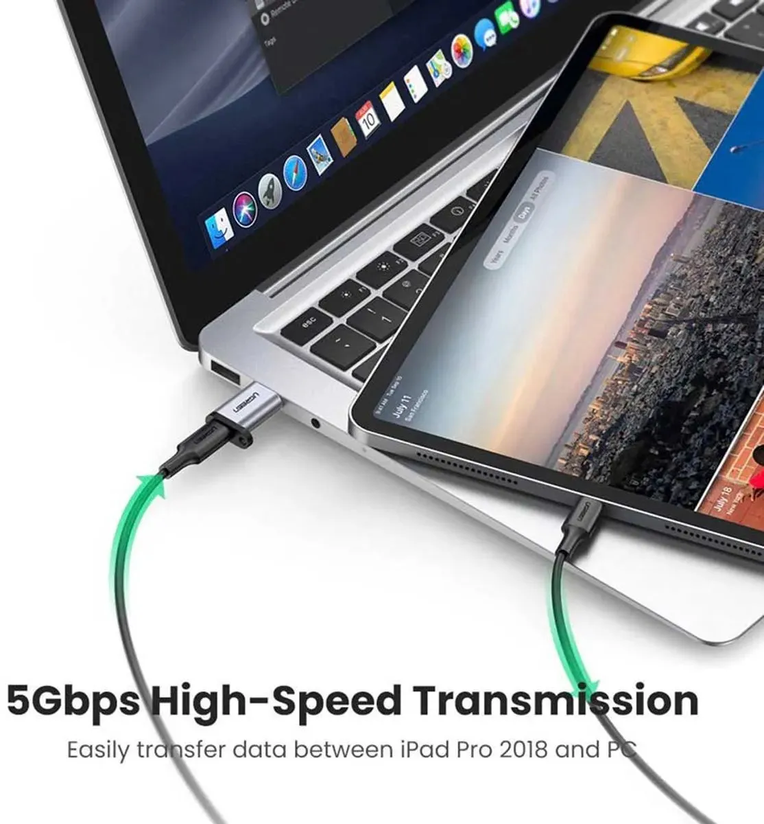 Ugreen US276-50533 USB-C Adapter 5Gbps - Grijs
