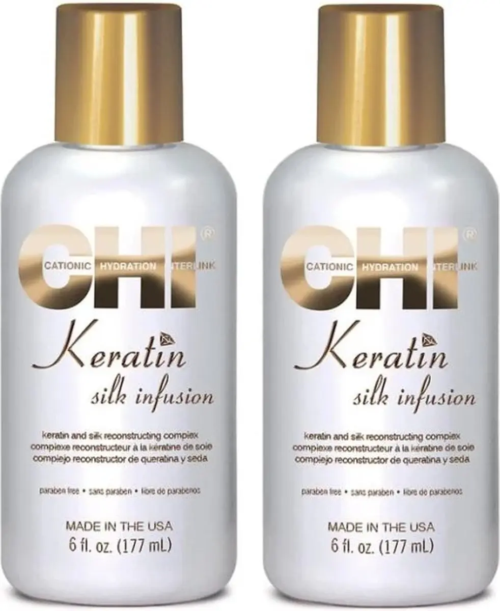 Chi Natural Life Keratin Silk Infusion 2x177ml