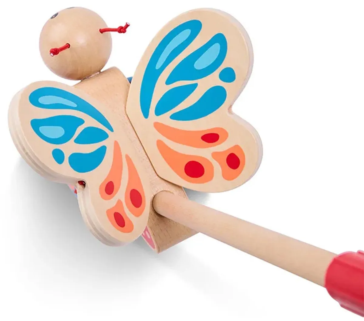 Hape Schmetterling Duwstok - Veelkleurig