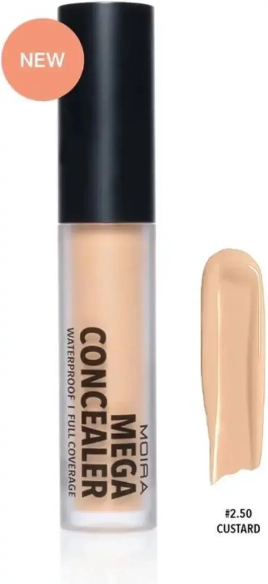 Moira Mega Waterproof Concealer 250 Custard