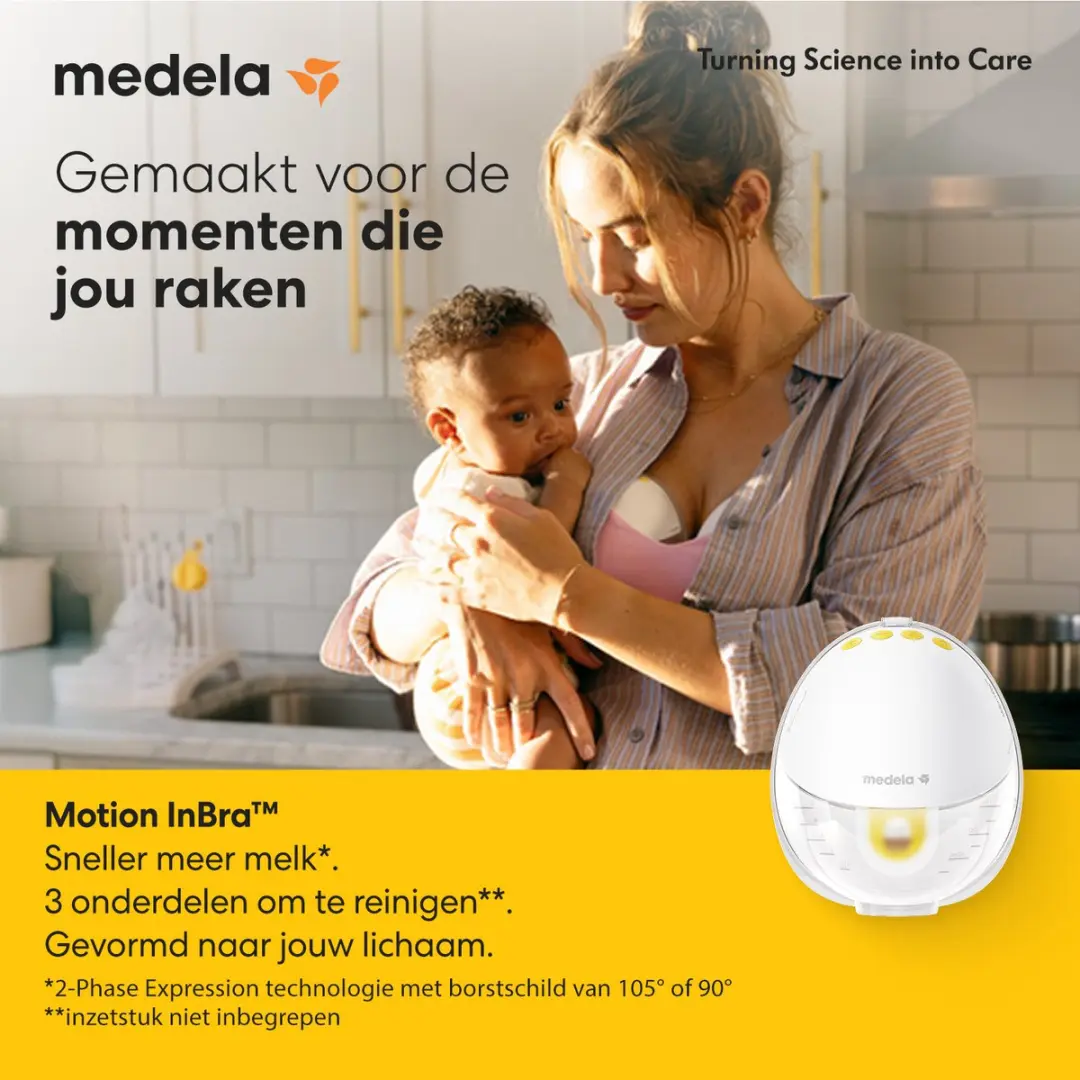 Medela Motion InBra Dubbele Elektrische Borstkolf - Wit