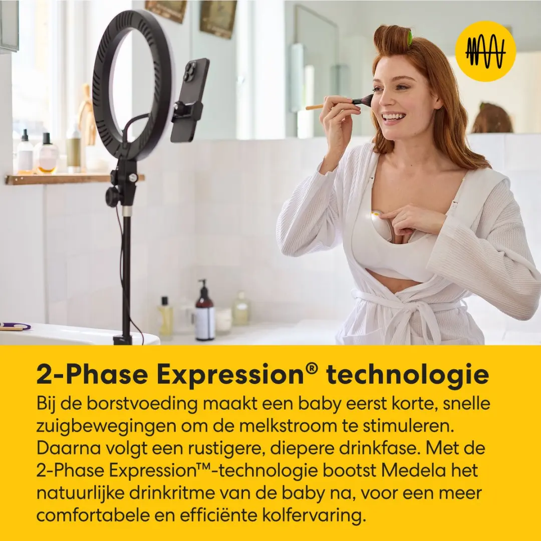 Medela Motion InBra Dubbele Elektrische Borstkolf - Wit