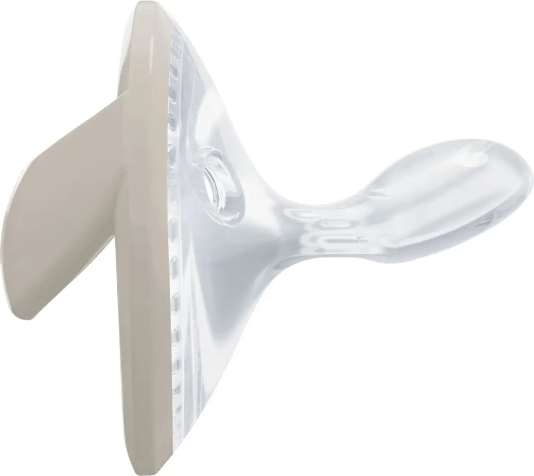 NUK MommyFeel Fopspeen Siliconen 0-6 Maanden - 2 Stuks Blauw/Crème