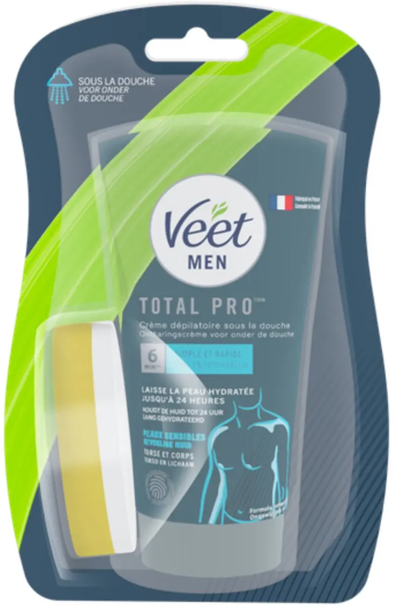 Veet Ontharingscreme Man Gevoelige Huid In Shower 150ml