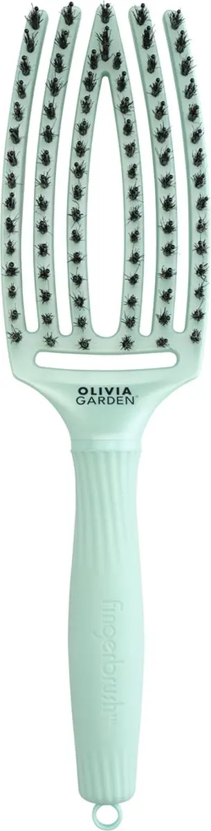 Olivia Garden Fingerbrush Iconic Boar & Nylon - Arctic Teal