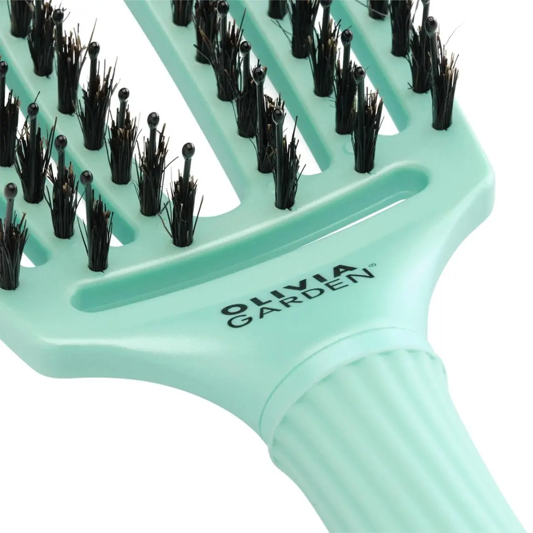 Olivia Garden Fingerbrush Iconic Boar & Nylon - Arctic Teal