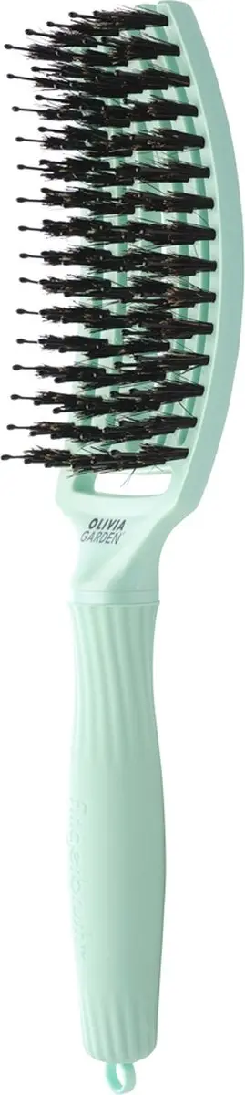 Olivia Garden Fingerbrush Iconic Boar & Nylon - Arctic Teal