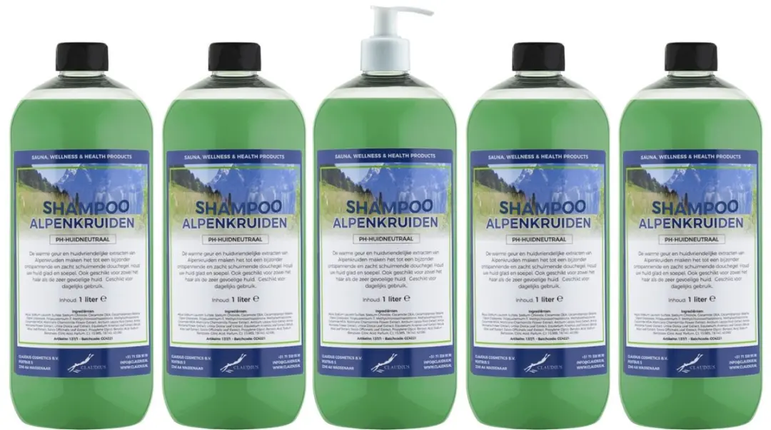Splashbox Cosmetics Alpenkruiden Shampoo 1L