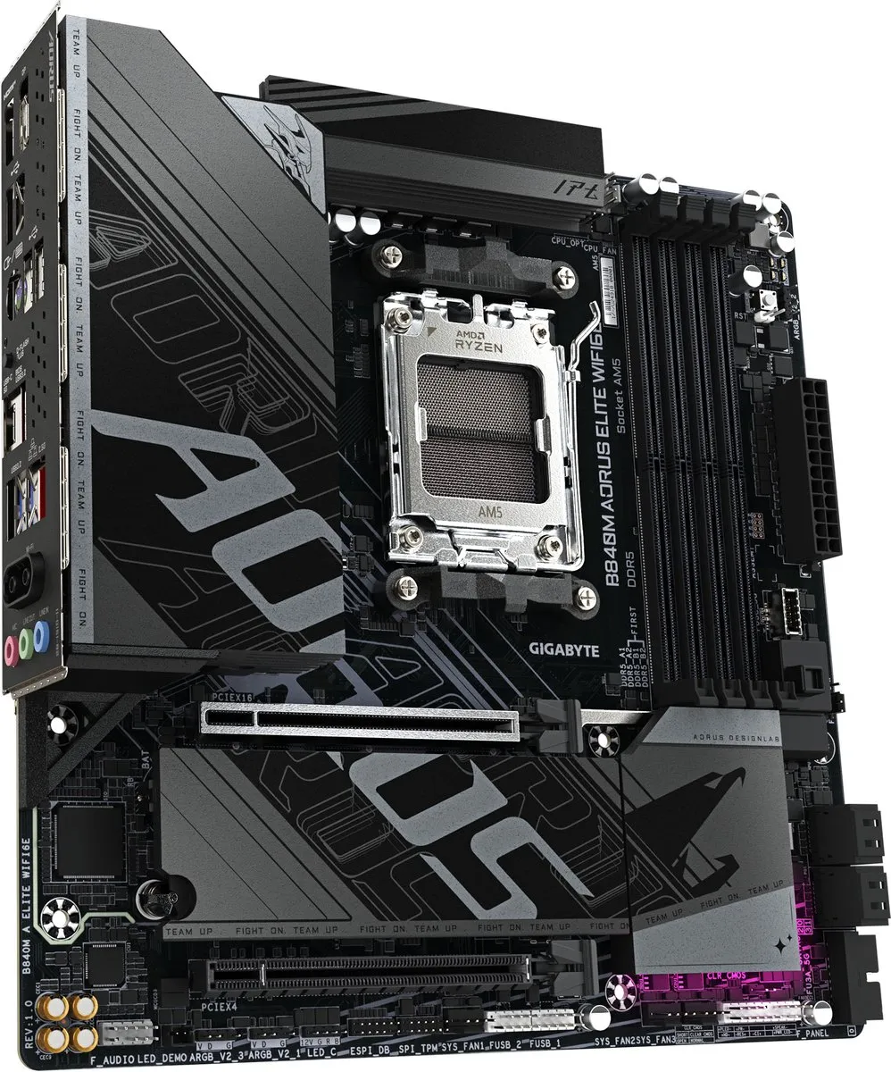Gigabyte B840M Aorus Elite Wifi6E AM5 - microATX