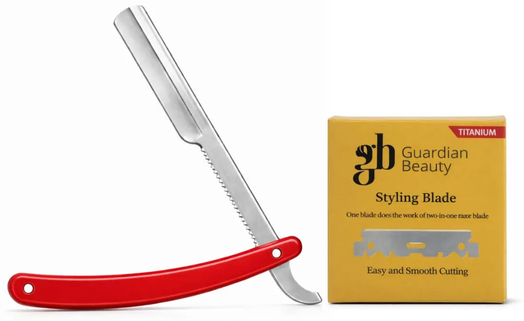 Guardian Beauty Scheermes Shavette - 100 Stuks Titanium Halve Mesjes