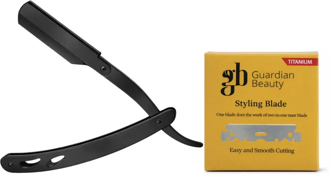 Guardian Beauty Scheermes Shavette - 100 Stuks Titanium Halve Mesjes