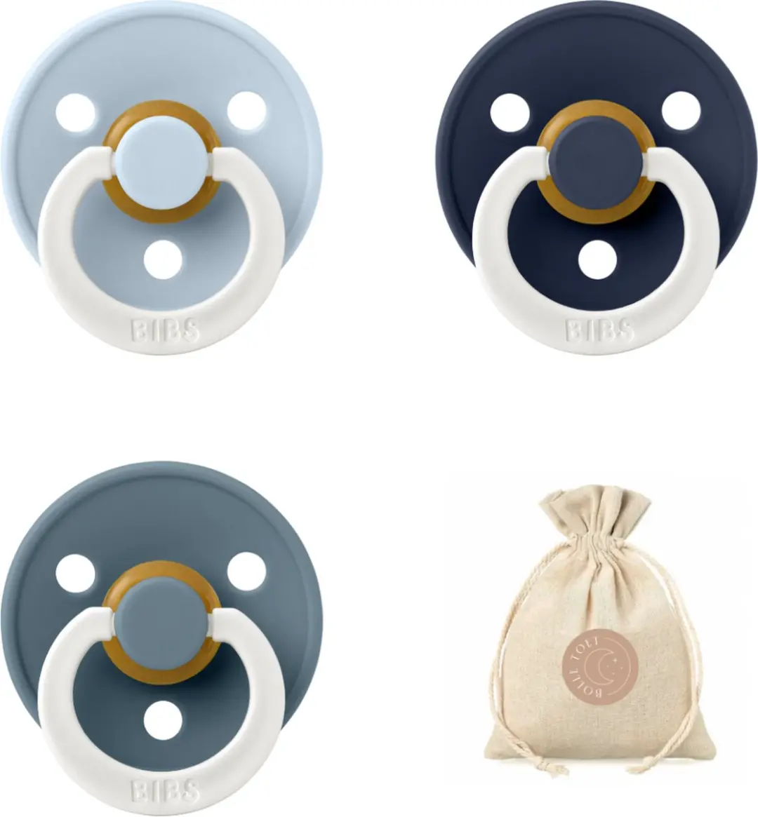 BIBS Fopspenen Set 3 Stuks